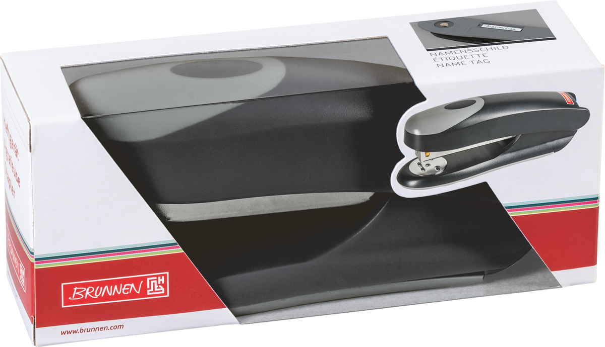 Brunnen - Hefter Soft-Touch Typ 24/6 onyx