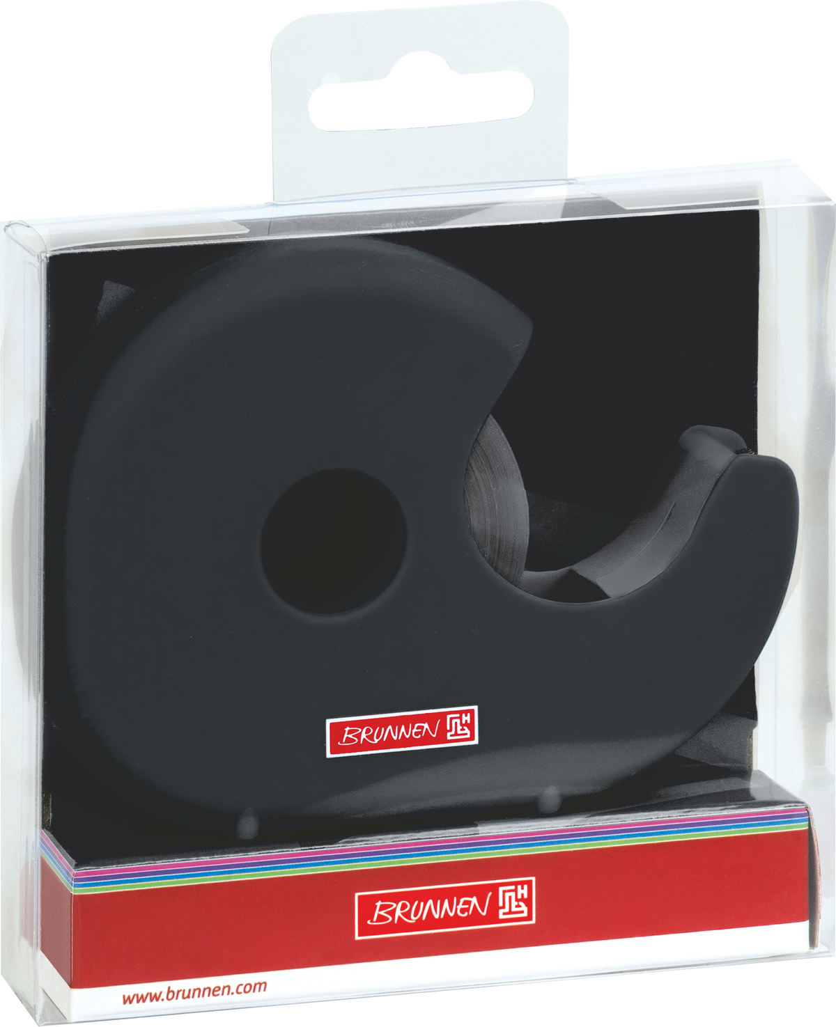 Brunnen - Klebebandabroller Soft-Touch onyx