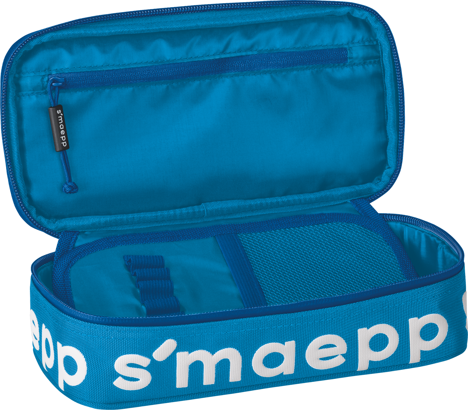 Brunnen s`maepp Schlamperbox - Schüttelpenal Azur Blau