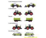 Majorette Claas Farm Set 5-teilig