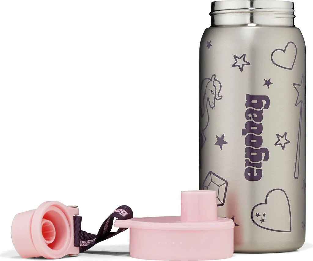 ergobag Trinkflasche Edelstahl rosa