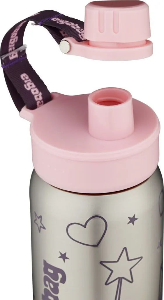 ergobag Trinkflasche Edelstahl rosa