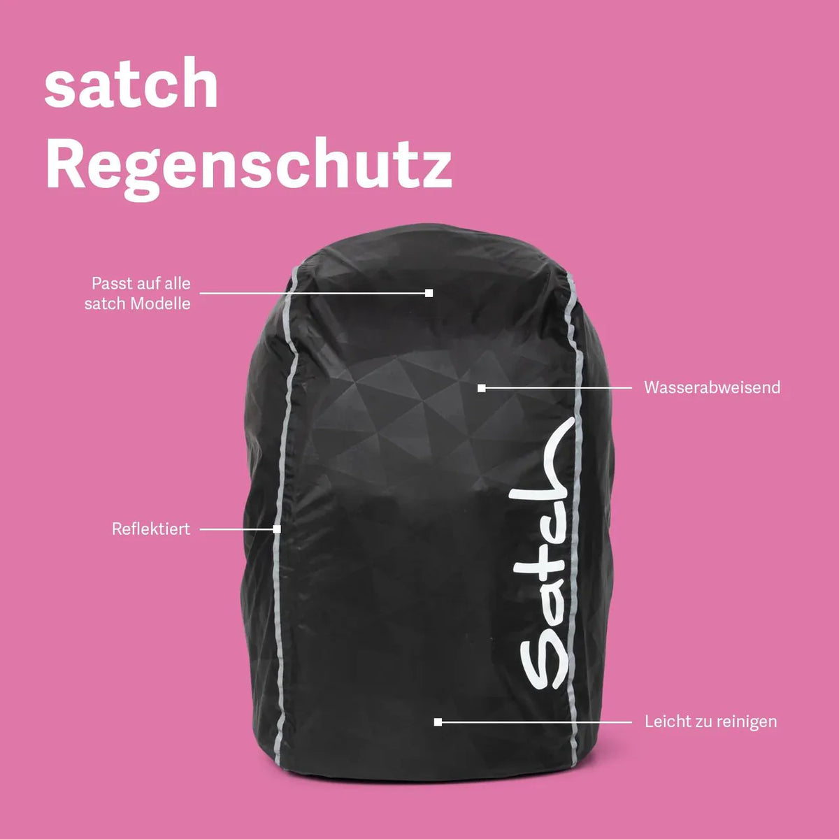 ergobag satch Regencape Mint Regenschutz
