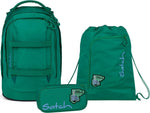 ergobag satch Pack Schulrucksack Set Fearless Green