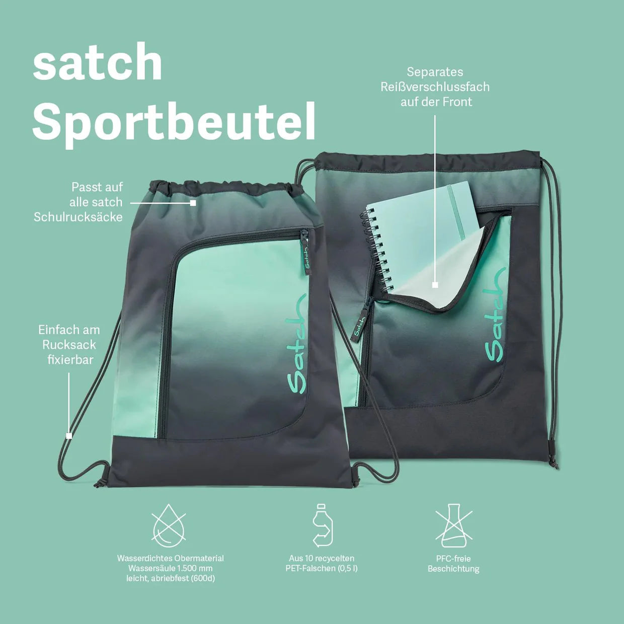 satch Sportbeutel Seismic Pink