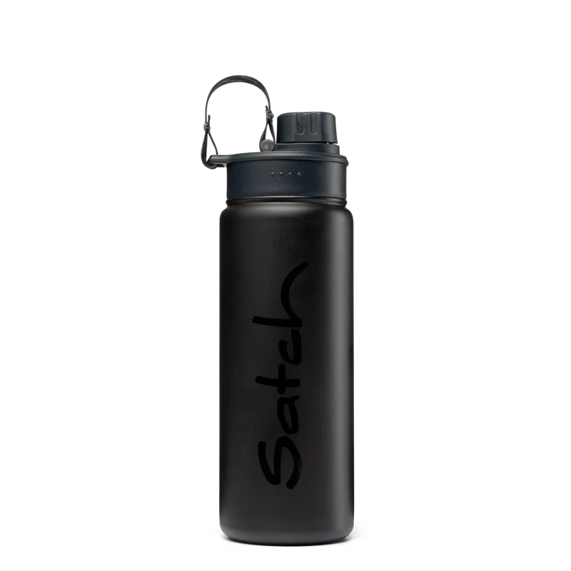 ergobag satch Schwarz Edelstahl Trinkflasche