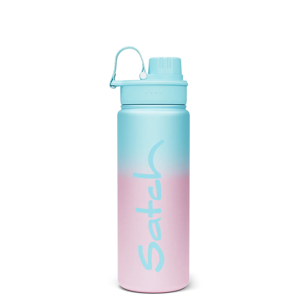 ergobag satch Light Blue Gaffiti Edelstahl Trinkflasche
