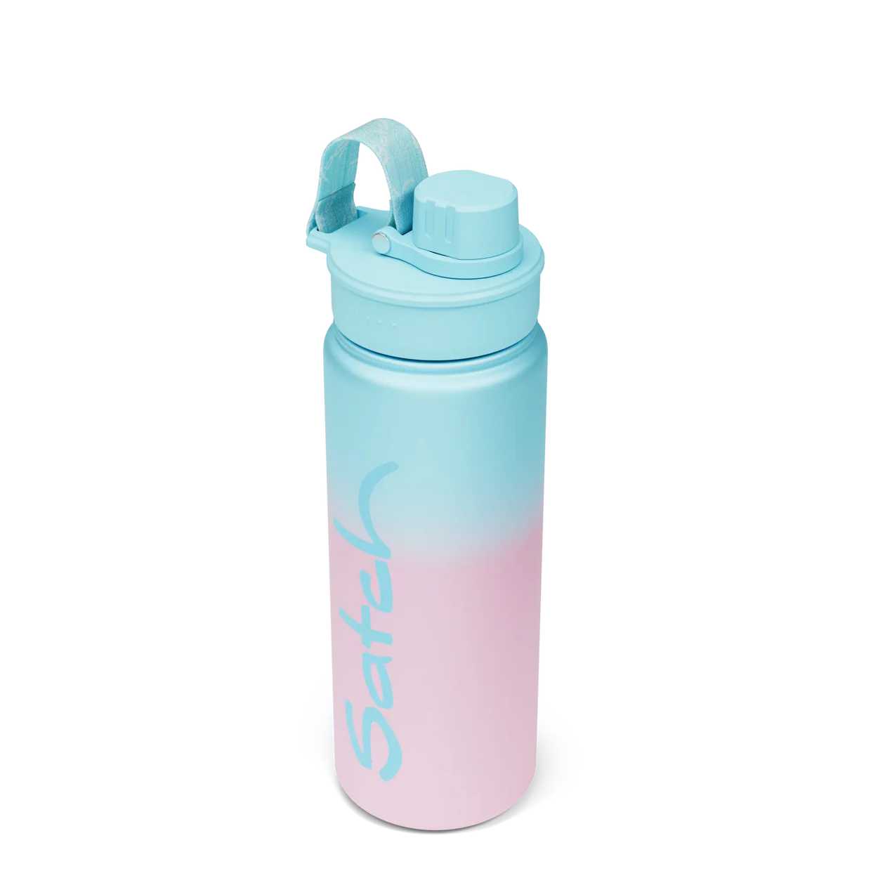 ergobag satch Light Blue Gaffiti Edelstahl Trinkflasche