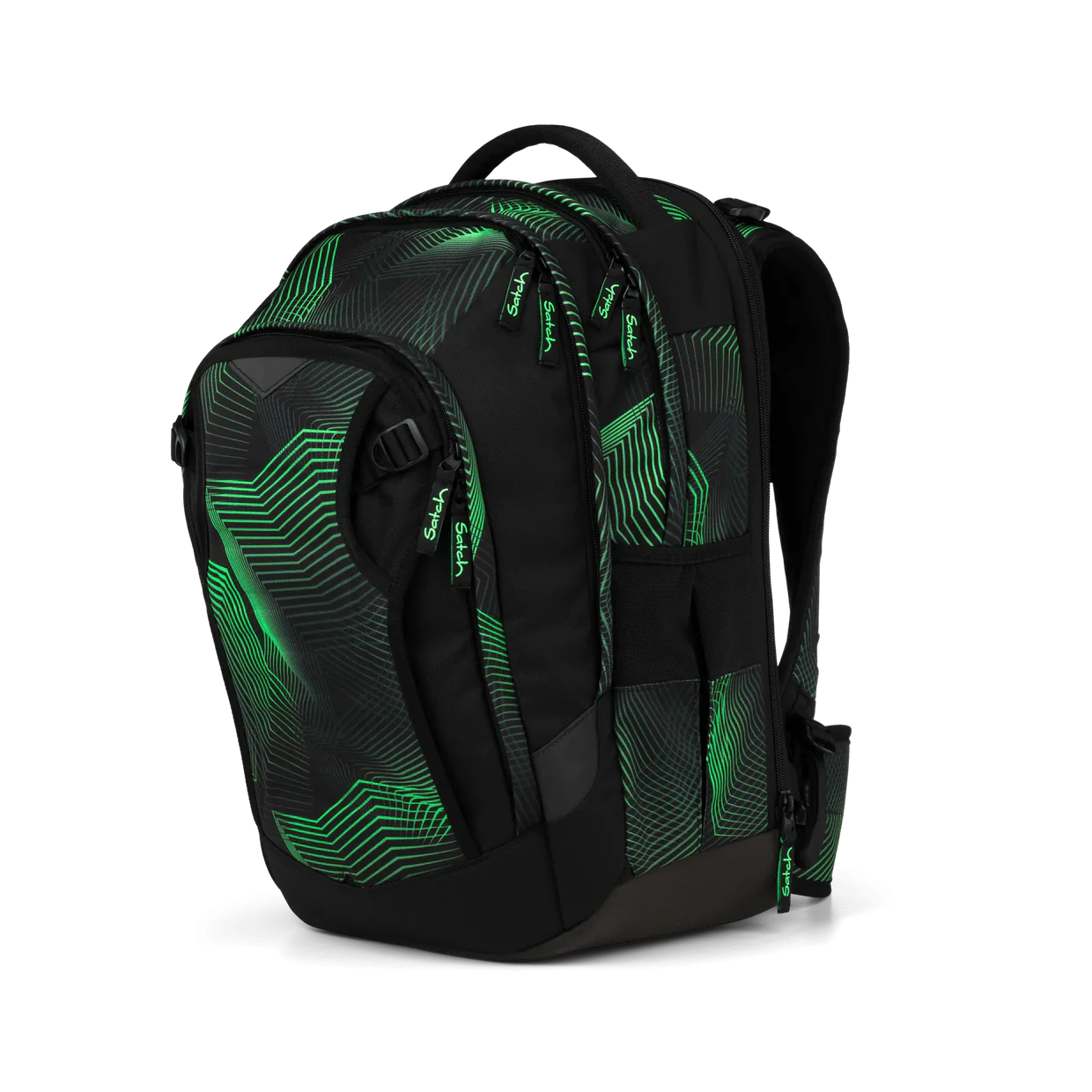 satch Match Plus Schulrucksack  Seismic Green