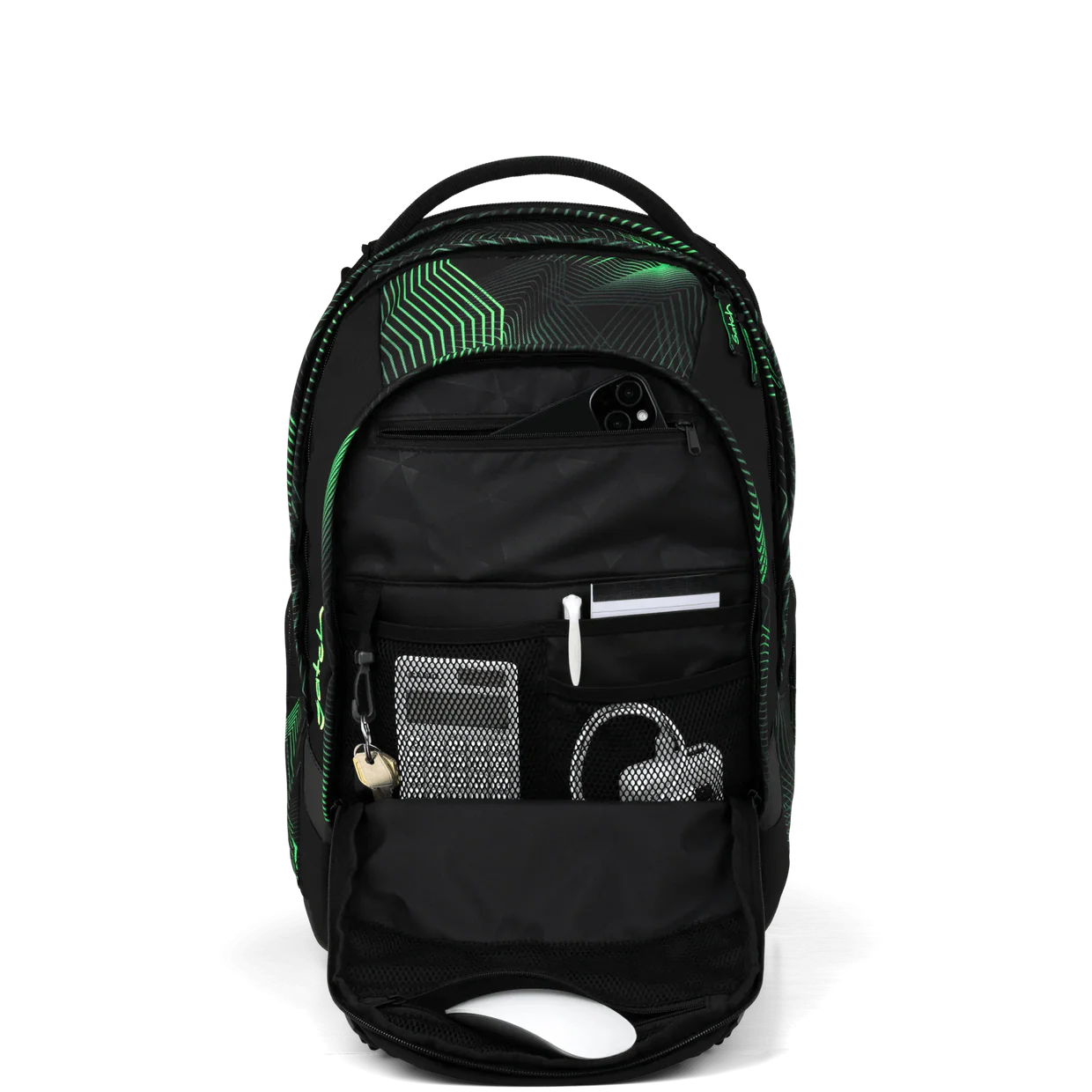 satch Match Plus Schulrucksack  Seismic Green