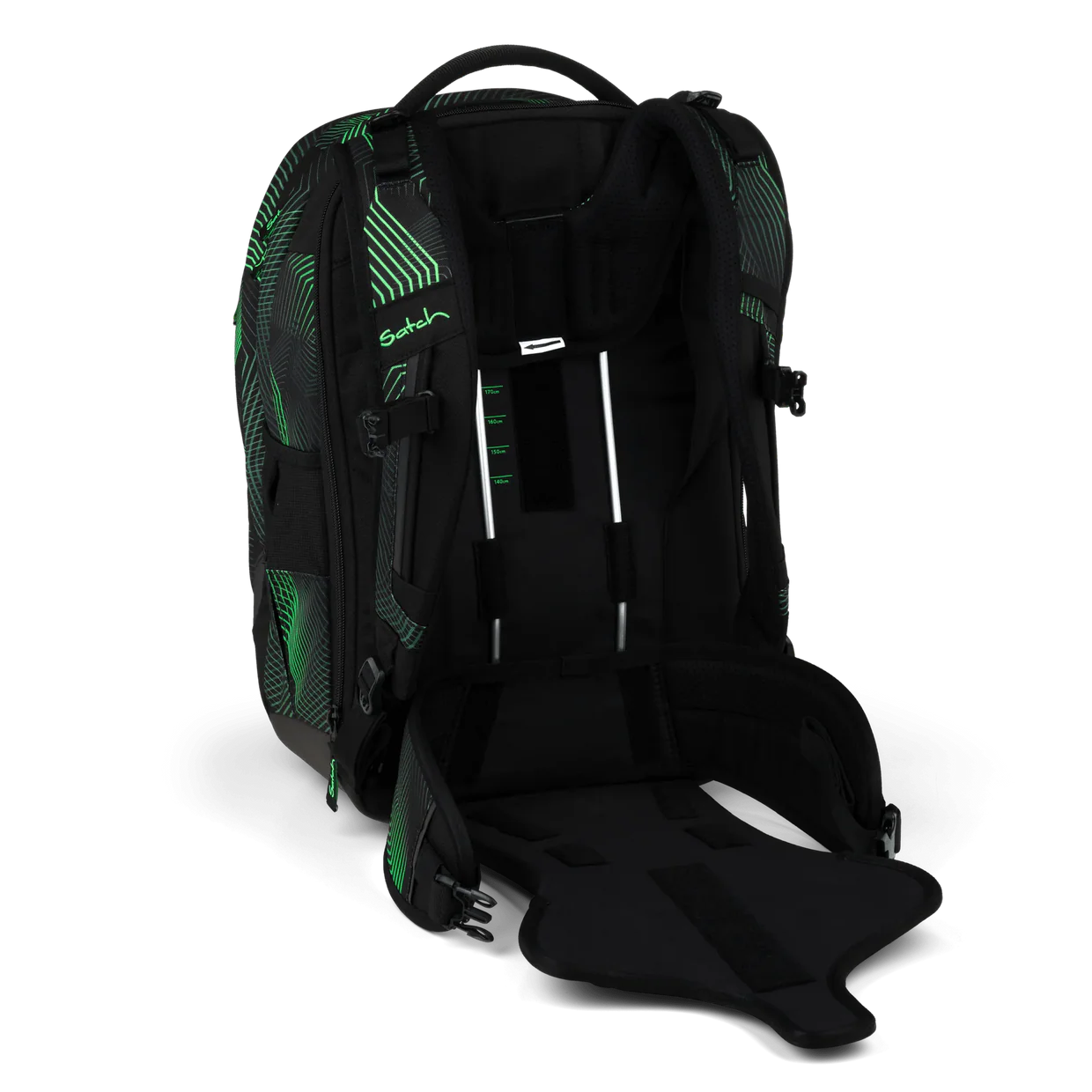satch Match Plus Schulrucksack  Seismic Green