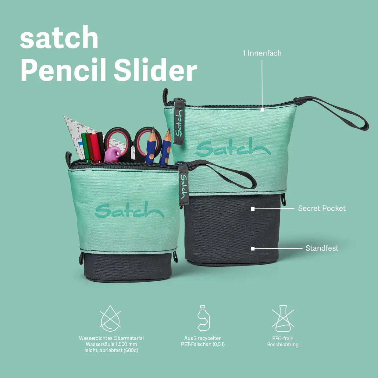 ergobag satch Pencil Slider Blue Tech