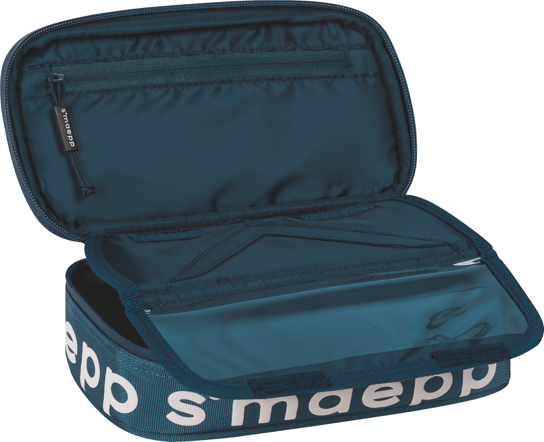 Brunnen s`maepp Schlamperbox - Schüttelpenal denim