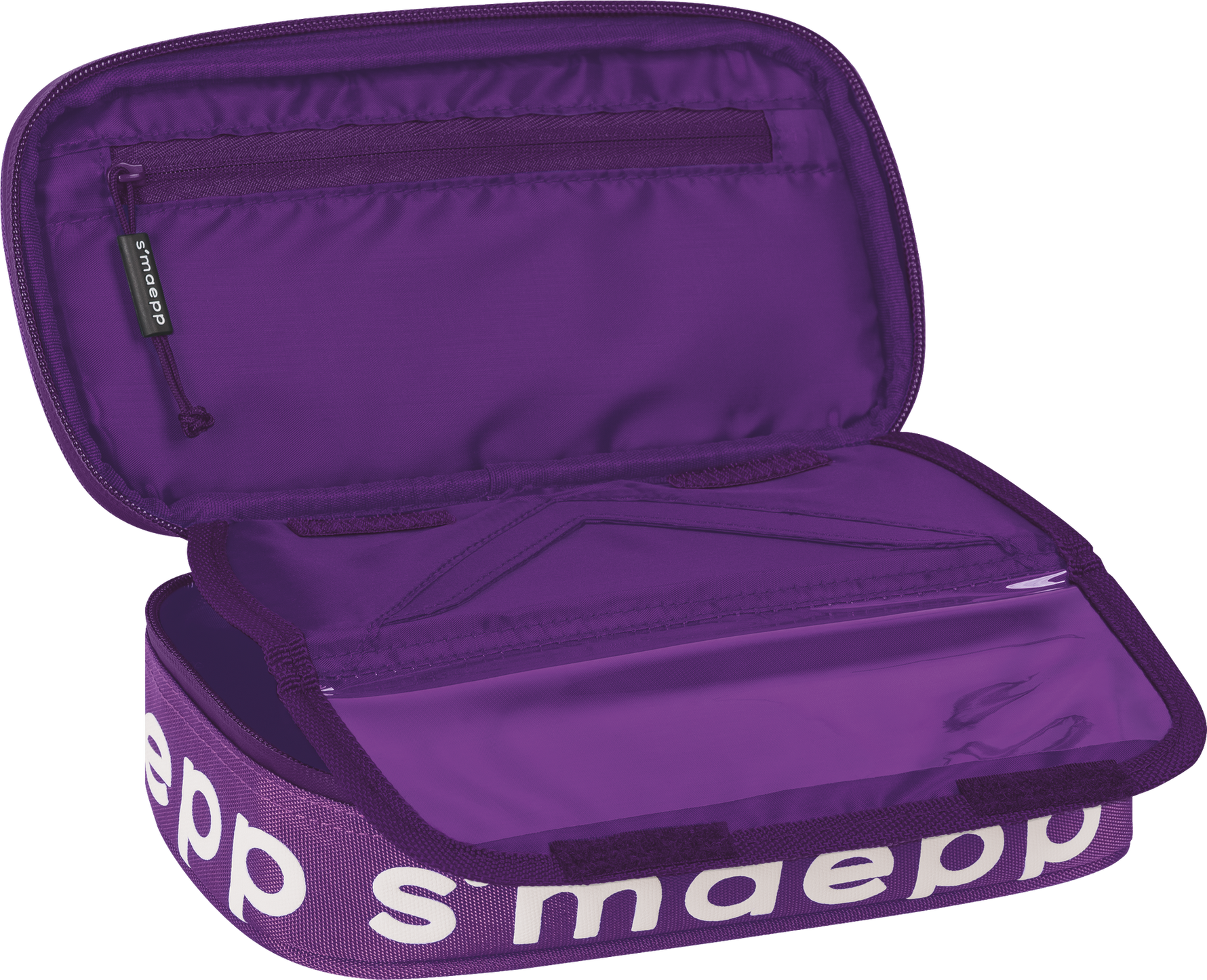 Brunnen s`maepp Schlamperbox - Schüttelpenal purple