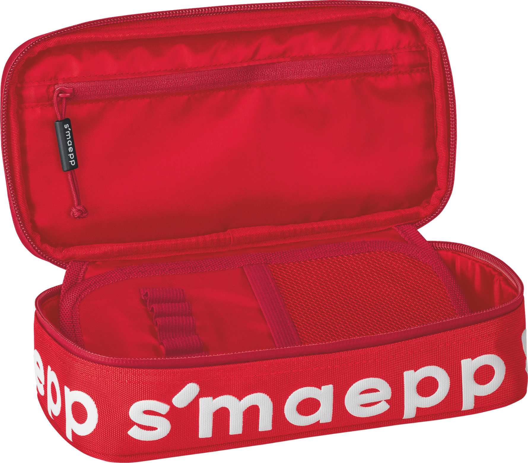 Brunnen s`maepp Schlamperbox - Schüttelpenal rot