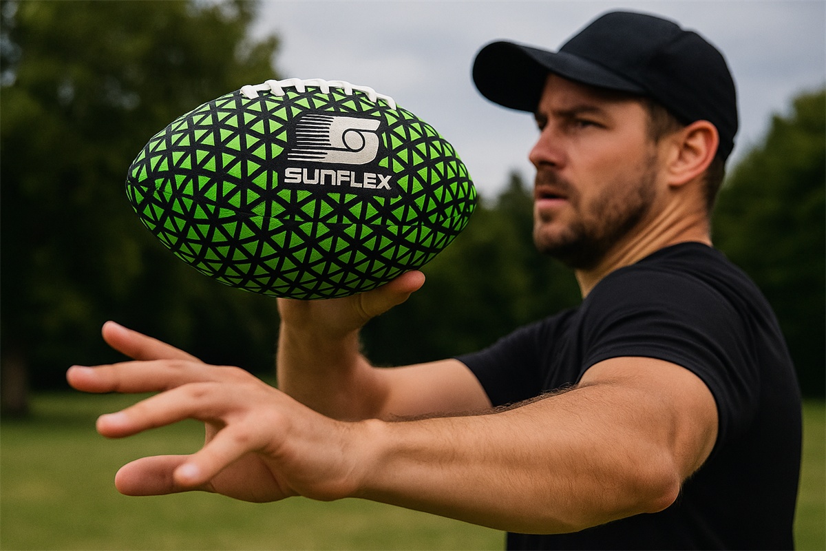 sunflex AMERICAN FOOTBALL SMALL NeoGrip NEONGREEN