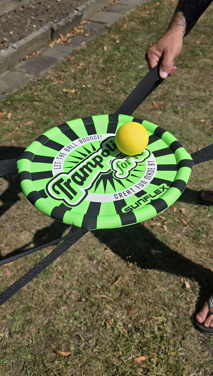 sunflex Trampoline für 2 Spieler grün